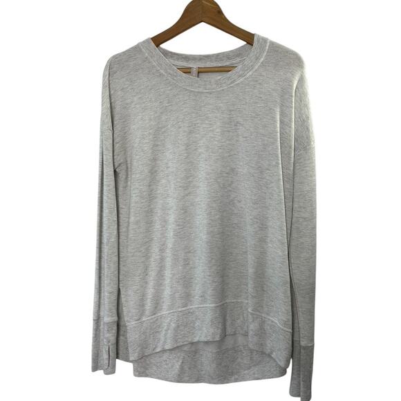 Athleta Heather Gray Coaster Luxe Sweatshirt Women's Size Small - Picture 1 of 6